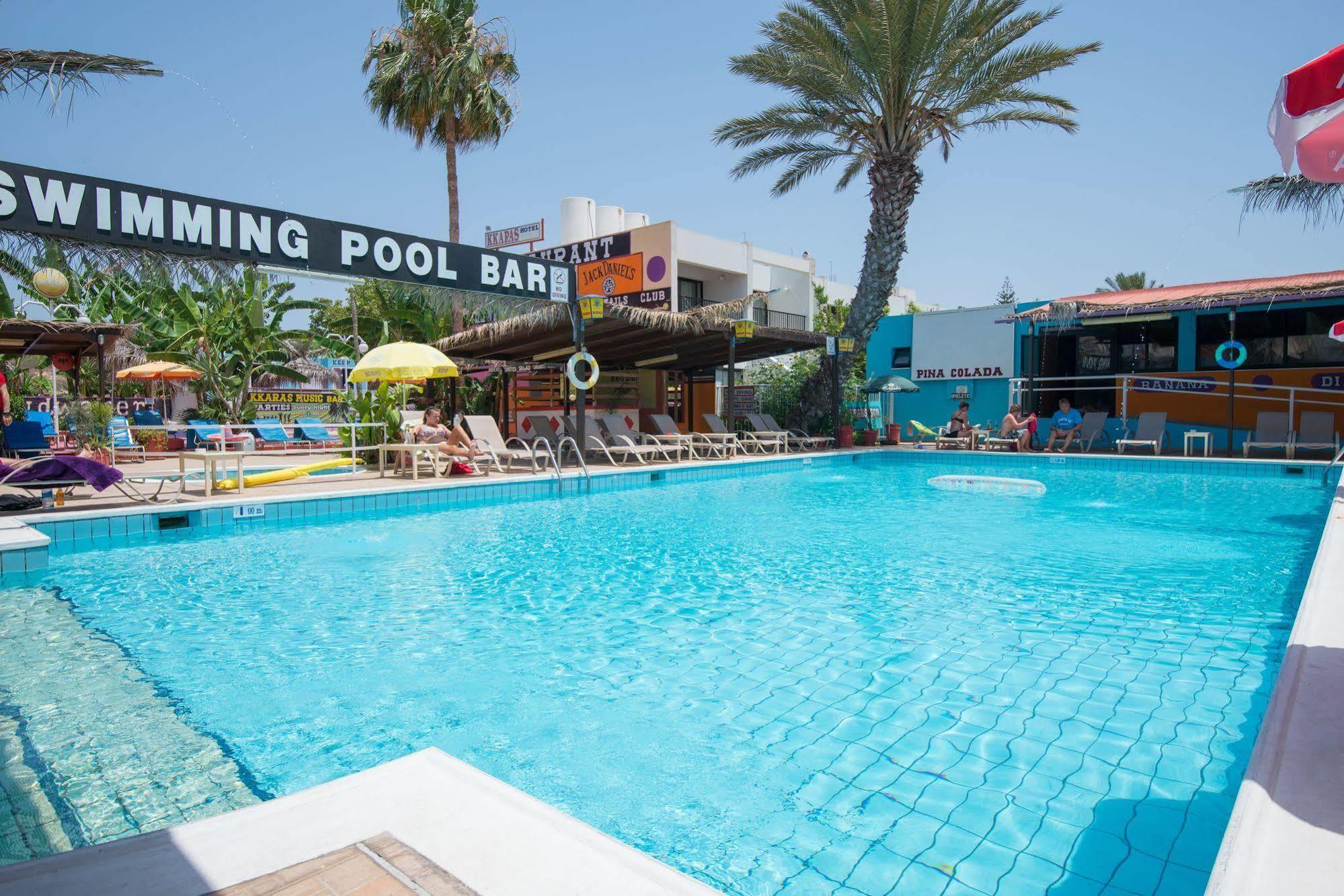 Kkaras Hotel 3 Star Ayia Napa Esterno foto